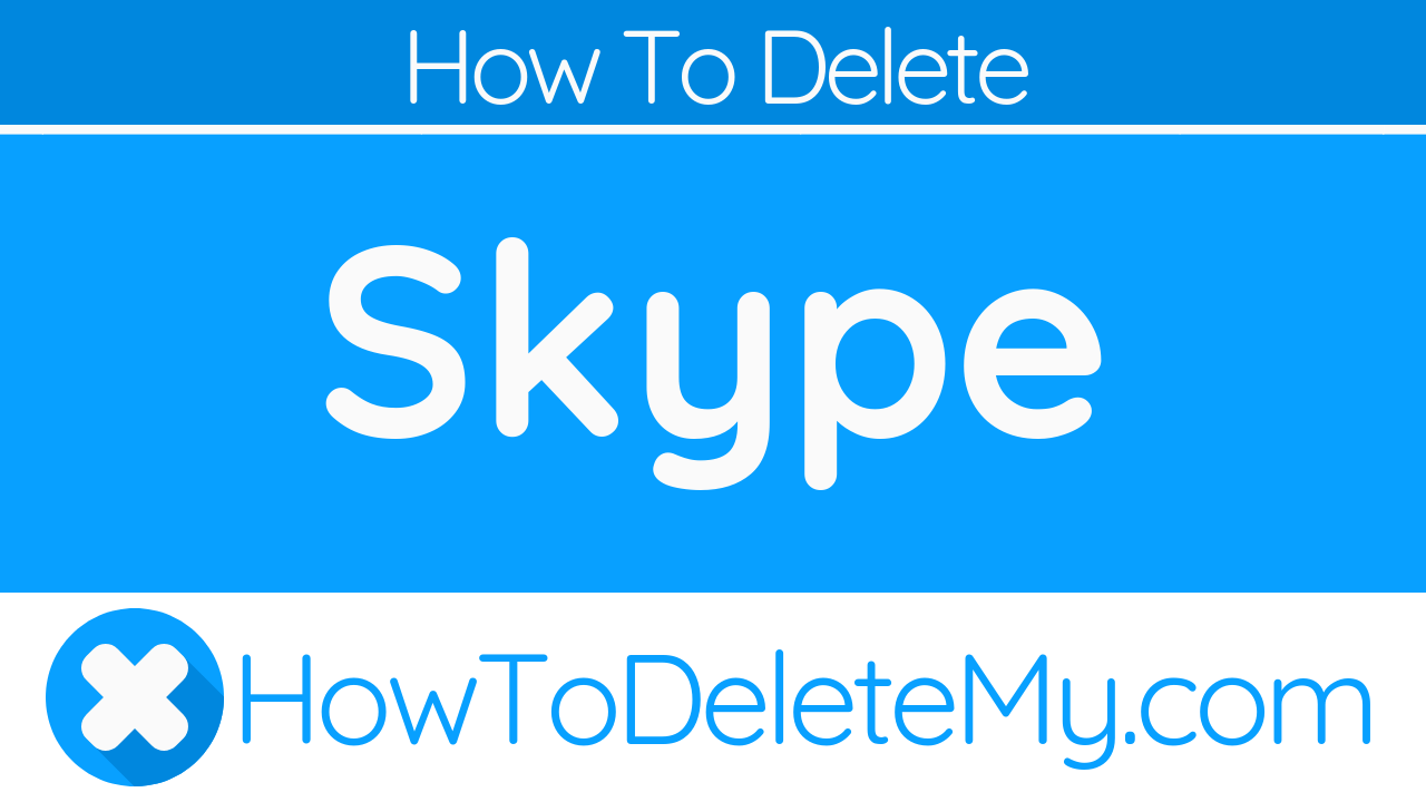 how to delete skype sign in name