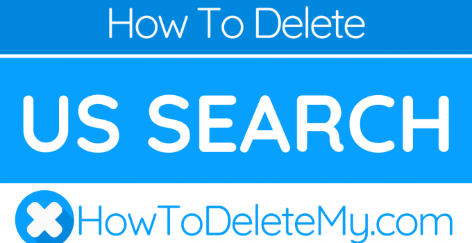 How to delete or cancel US Search