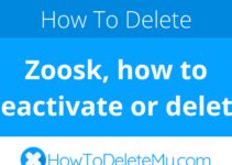 Zoosk, how to deactivate or delete