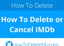 How To Delete or Cancel IMDb