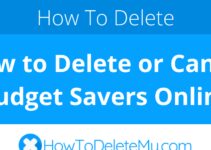 How to Delete or Cancel Budget Savers Online