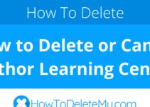 How to Delete or Cancel Author Learning Center