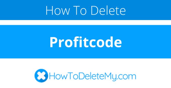 How to delete or cancel Profitcode