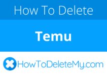 How to delete or cancel Temu