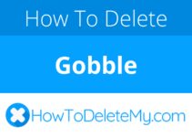 How to delete or cancel Gobble