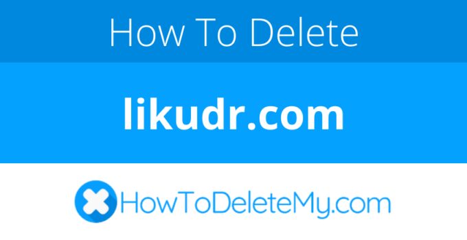 How to delete or cancel likudr.com