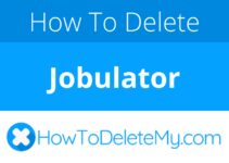 How to delete or cancel Jobulator