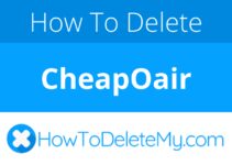 How to delete or cancel CheapOair