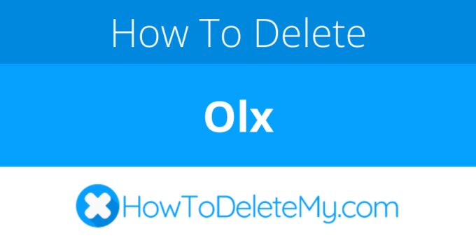 How to delete or cancel Olx