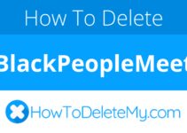How to delete or cancel BlackPeopleMeet