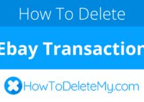 How to delete or cancel Ebay Transaction