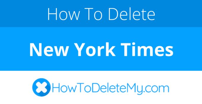 How to delete or cancel New York Times